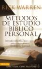 Image for M Todos De Estudio Biblico Personal / Personal Bible Study Methods: 12 Formas De Estudiar La Biblia Tu Solo / 12 Ways to Study the Bible on Your Own.