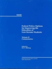 Image for Federal Policy Options for Improving the Education of Low-Income Students