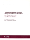 Image for APPROPRIATENESS SPINAL MANIPUL