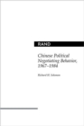 Image for Chinese Political Negotiating Behavior, 1967-1984