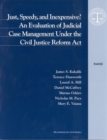 Image for Just, Speed and Inexpensive? : Evaluation of Judicial Case Management Under the Civil Justice Reform Act