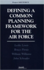 Image for Defining a Common Planning Framework for the Air Force