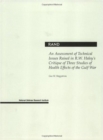 Image for An Assessment of Technical Issues Raised in R.W.Haley&#39;s Critique of Three Studies of Health Effects of the Gulf War