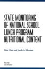 Image for State Monitoring of National School Lunch Program Nutritional Content