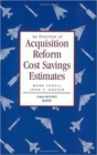 Image for An Overview of Acquisition Reform Cost Savings Estimates