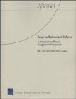 Image for Reserve Retirement Reform