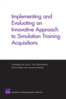 Image for Implementing and Evaluating an Innovative Approach to Simulation Training Acquisitions