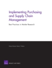 Image for Implementing Purchasing and Supply Chain Management