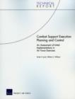 Image for Combat Support Execution Planning and Control : An Assessment of Initial Implementations in Air Force Exercises