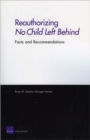Image for Reauthorizing No Child Left Behind: Facts and Recommendations
