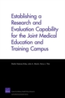 Image for Establishing a Research and Evaluation Capability for the Joint Medical Education and Training Campus