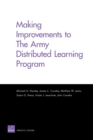 Image for Making Improvements to the Army Distributed Learning Program
