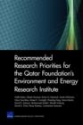 Image for Recommended Research Priorities for the Qatar Foundation&#39;s Environment and Energy Research Institute