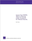 Image for Lessons from Rand&#39;s Work on Planning Under Uncertainty for National Security