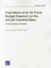 Image for Implications of an Air Force Budget Downturn on the Aircraft Industrial Base