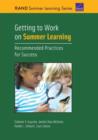 Image for Getting to Work on Summer Learning