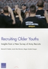 Image for Recruiting Older Youths : Insights from a New Survey of Army Recruits