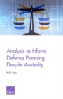 Image for Analysis to Inform Defense Planning Despite Austerity