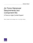Image for Air Force Manpower Requirements and Component Mix