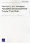 Image for Identifying and Managing Acquisition and Sustainment Supply Chain Risks