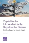 Image for Capabilities for Joint Analysis in the Department of Defense