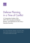 Image for Defense Planning in a Time of Conflict