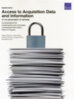 Image for Issues with Access to Acquisition Data and Information in the Department of Defense : Considerations for Implementing the Controlled Unclassified Information Reform Program