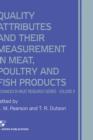 Image for Quality Attributes and Their Measurement in Meat, Poultry and Fish Products