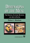 Image for Dimensions Of The Meal: Science, Culture, Business, Art