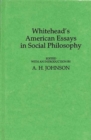 Image for Whitehead&#39;s American Essays in Social Philosophy