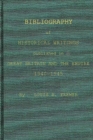 Image for Bibliography of Historical Writings Published in Great Britain and the Empire : 1940-1945