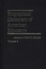 Image for Biographical Dictionary of American Educators V3