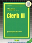 Image for Clerk III : Passbooks Study Guide