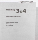 Image for Tapestry Reading 3 and 4 : Instructor&#39;s Manual