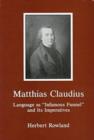 Image for Matthias Claudius