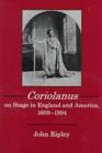 Image for &quot;Coriolanus&quot; on Stage in England and America, 1609-1994