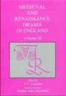 Image for Medieval and Renaissance Drama in England v. 20