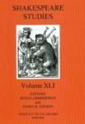 Image for Shakespeare Studies : Volume XLI