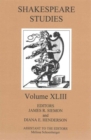 Image for Shakespeare Studies, Volume 43