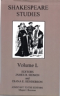 Image for Shakespeare Studies, Volume L