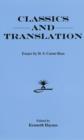 Image for Classics and Translation : Essays