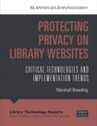 Image for Protecting Privacy on Library Websites : Critical Technologies and Implementation Trends