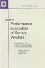 Image for Guide to Performance Evaluation of Serials Vendors