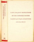 Image for Laws &amp; Joint Resolutions of the Cherokee Nation