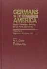 Image for Germans to America, Sept. 22, 1852-May 28, 1853 : Lists of Passengers Arriving at U.S. Ports