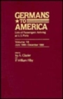 Image for Germans to America, June 13, 1866-Dec. 27, 1866 : Lists of Passengers Arriving at U.S. Ports