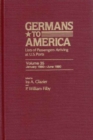 Image for Germans to America, Jan. 2, 1880-June 30, 1880 : Lists of Passengers Arriving at U.S. Ports