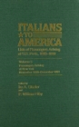 Image for Italians to America, Nov. 1890 - Dec. 1891 : Lists of Passengers Arriving at U.S. Ports