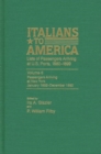 Image for Italians to America, Jan. 1892 - Dec. 1892 : Lists of Passengers Arriving at U.S. Ports