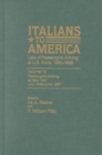 Image for Italians to America, July 1896 - June 1897 : Lists of Passengers Arriving at U.S. Ports